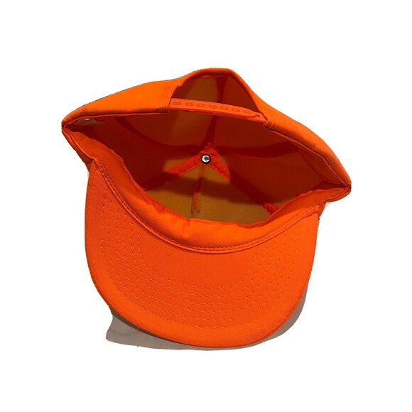 Caudill Tire Morehead Kentucky Neon Orange Hat Foam Snapback Vintage - Picture 2 of 3
